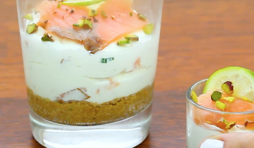 Cheesecake Salmone e Lime